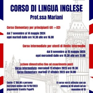 Corso di lingua inglese - Prof.ssa Mariani