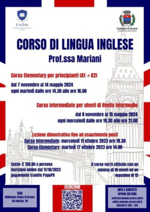 Corso di lingua inglese – Prof.ssa Mariani